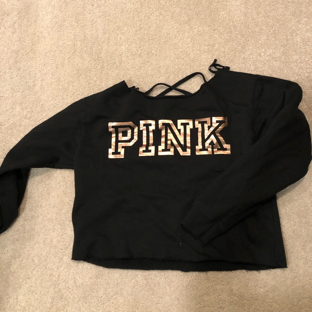 PINK VS Cropped sweatshirt